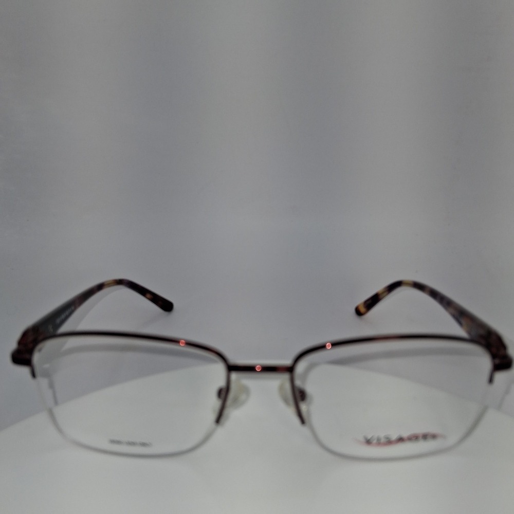 Visage VIS E215 Burgundy Eyeglasses Frames 55-18-140 NWT